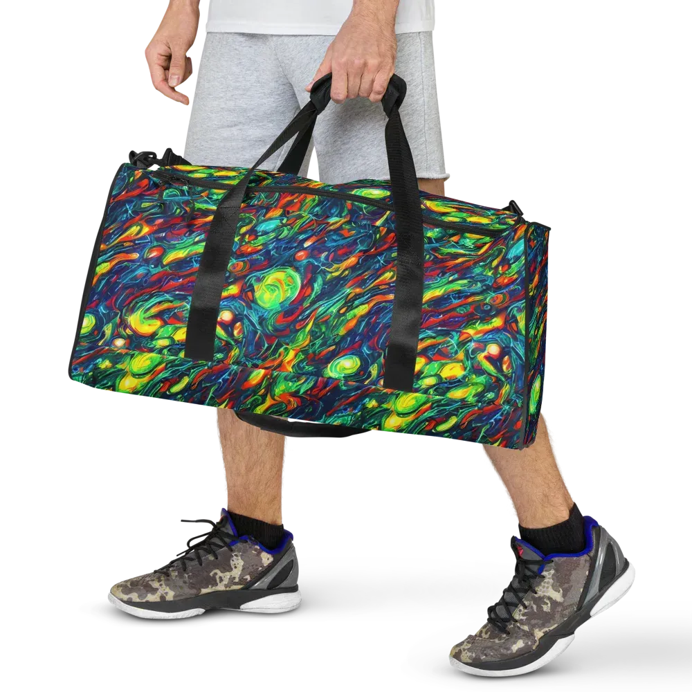Chromatic Torrent on Duffle Bag — Front