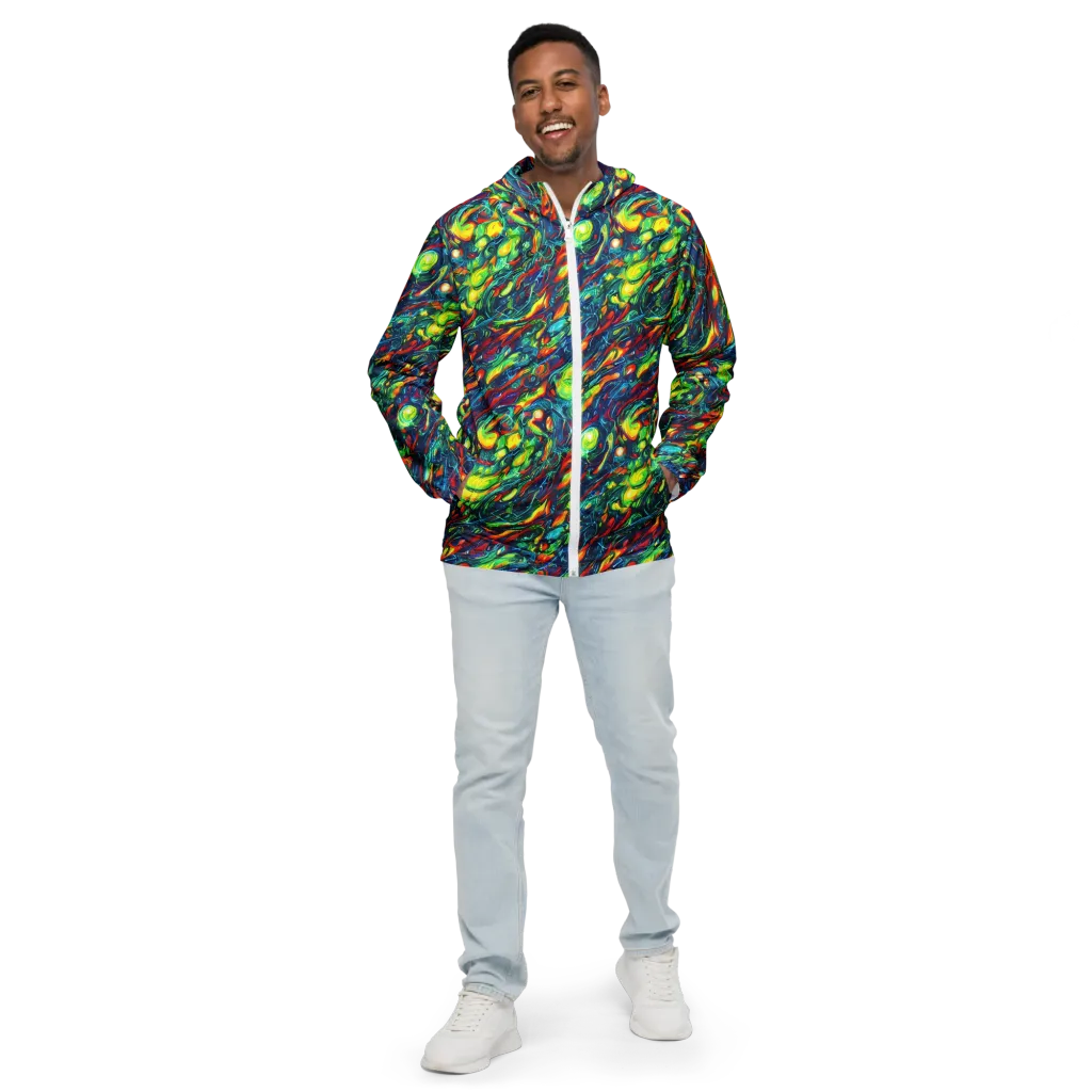 Chromatic Torrent on Men's Windbreaker — Front