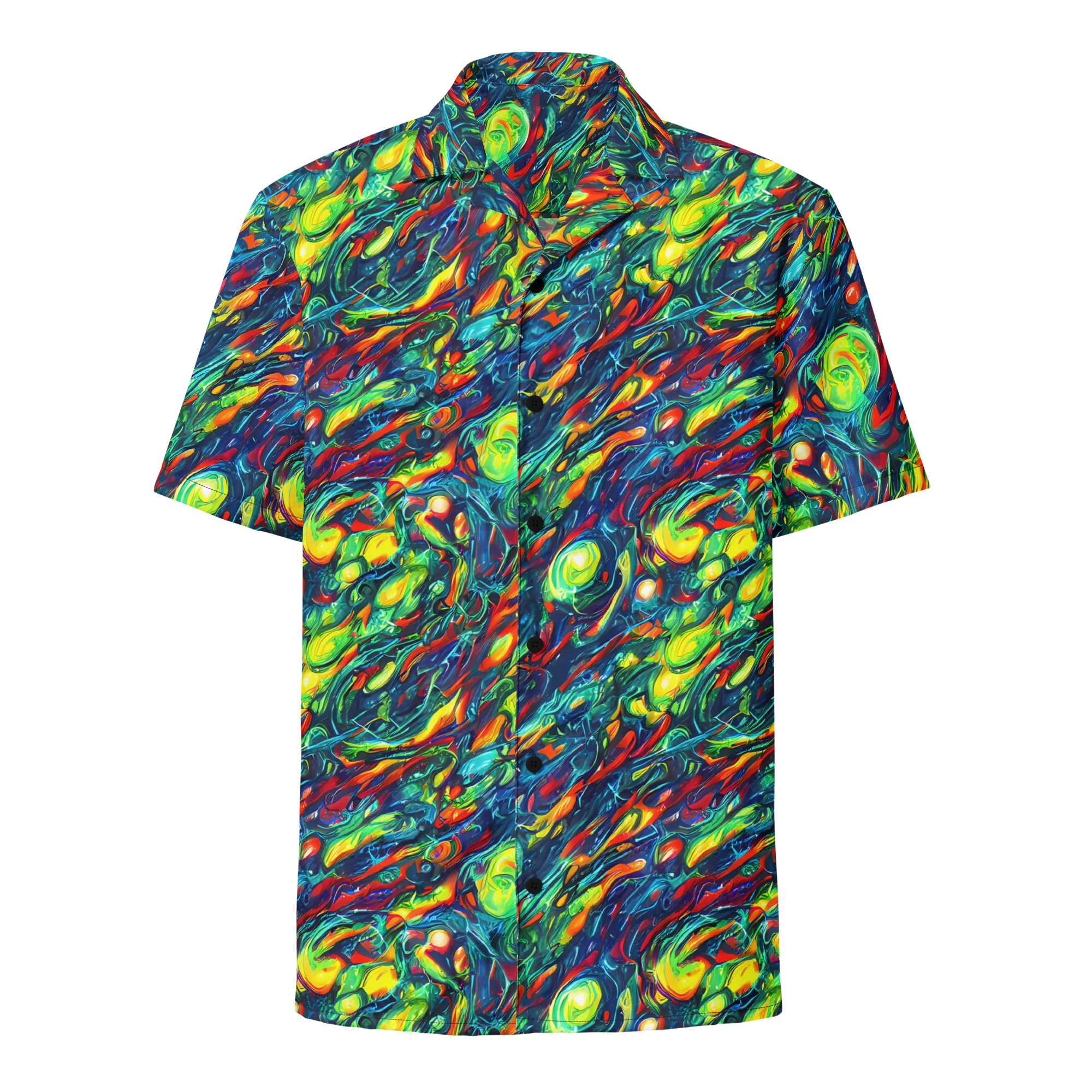 Chromatic Torrent on Button Shirt — Front