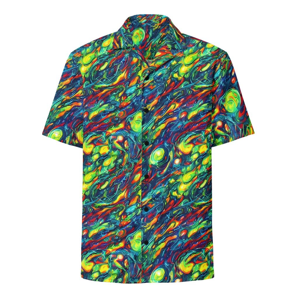 Chromatic Torrent on Button Shirt — Front