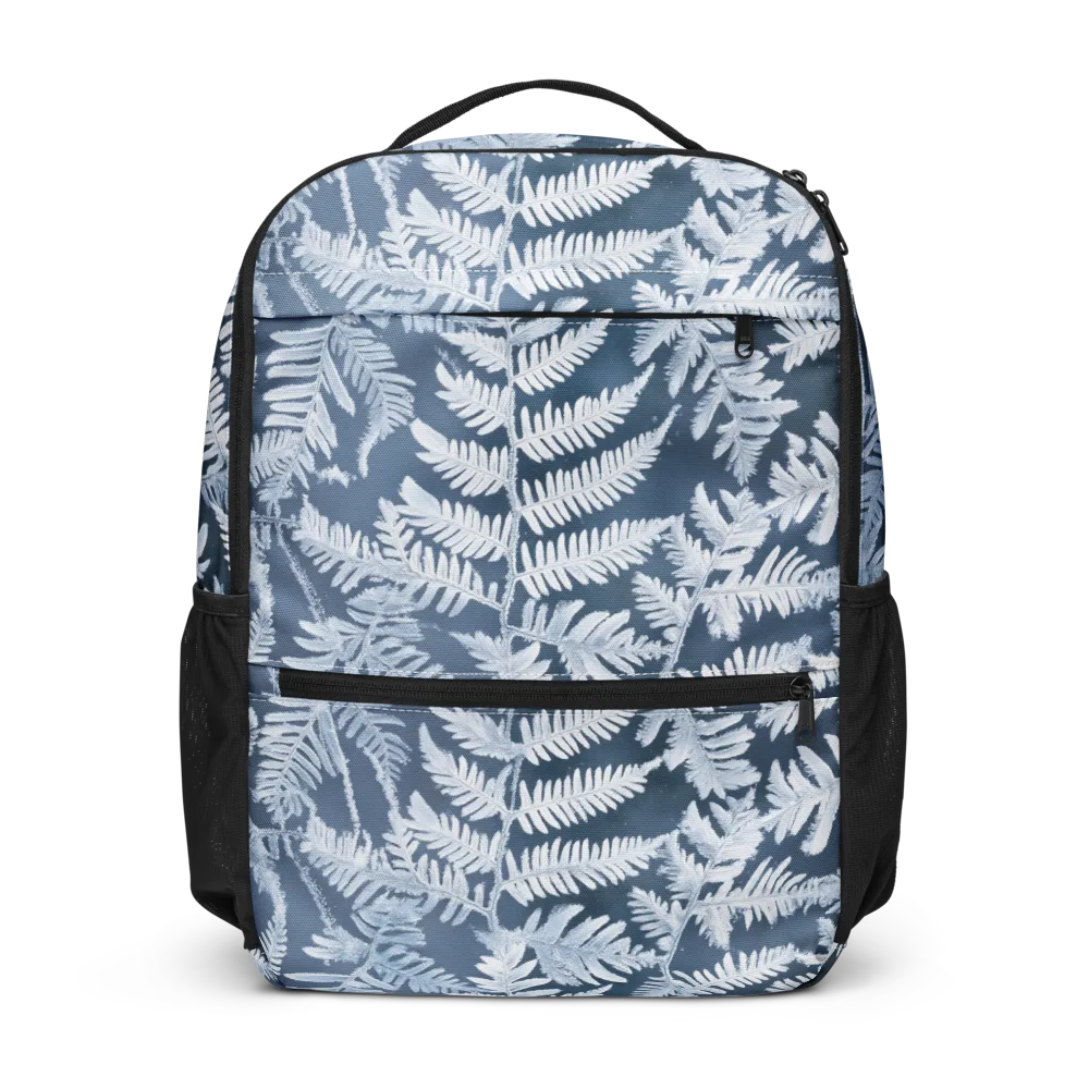 Winter Frond on Utility Backpack — Front