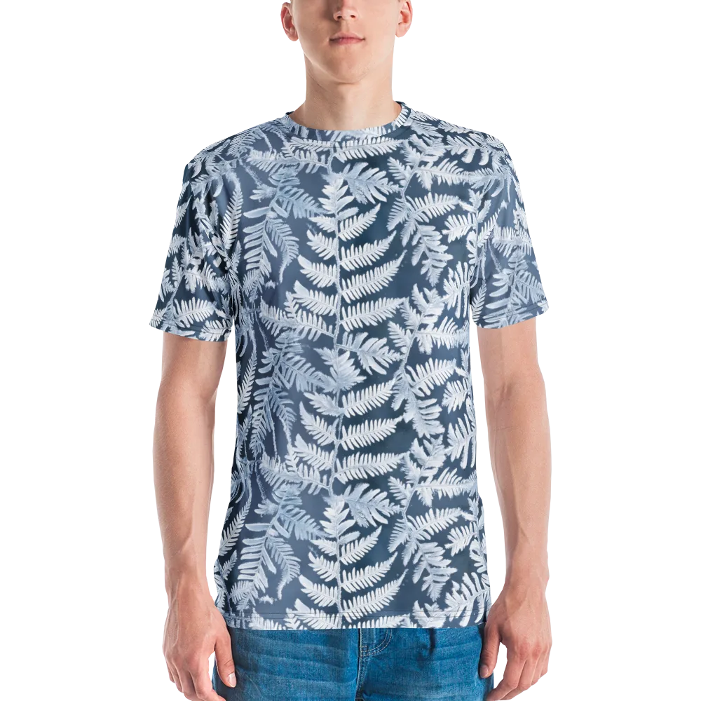 Winter Frond on Men's Crew Neck T-Shirt — Front
