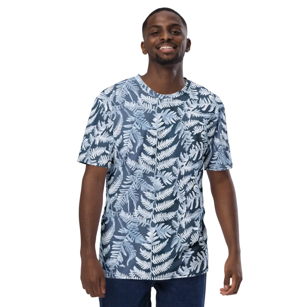 Winter Frond on Men's Crew Neck T-Shirt — Front