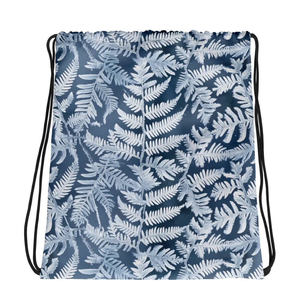 Winter Frond on Drawstring Bag — Photo