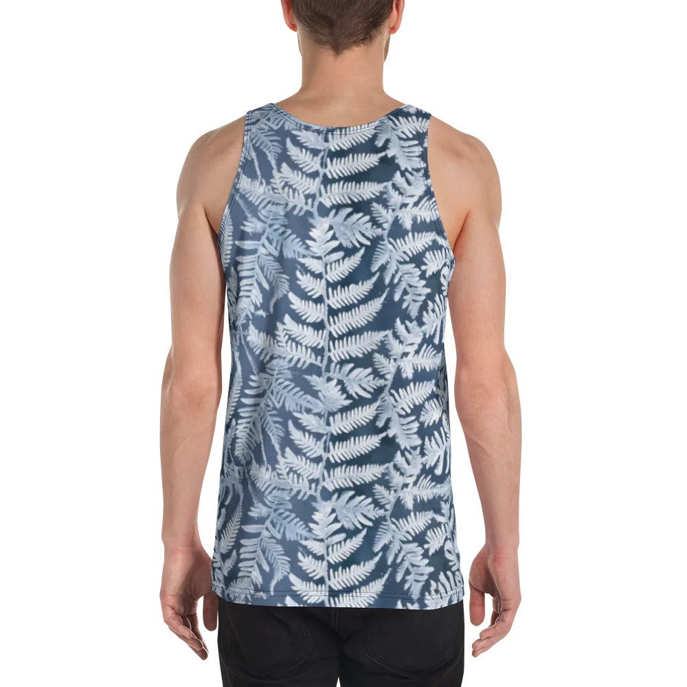 Winter Frond on Men's Tank Top — Back