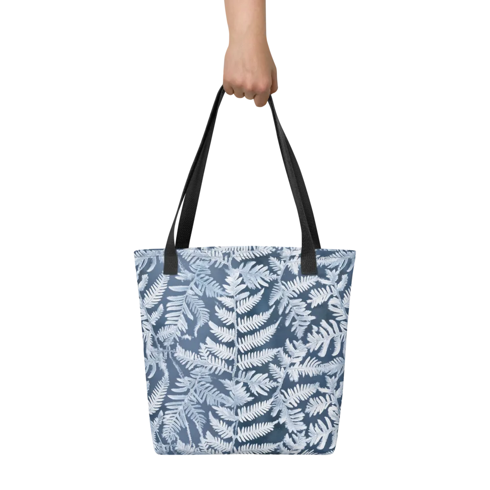 Winter Frond on Tote Bag — Front