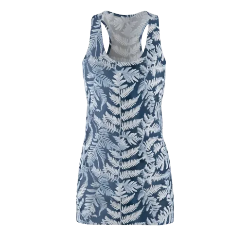 Winter Frond on a Racerback Dress