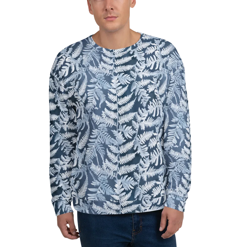 Winter Frond on Sweatshirt — Front