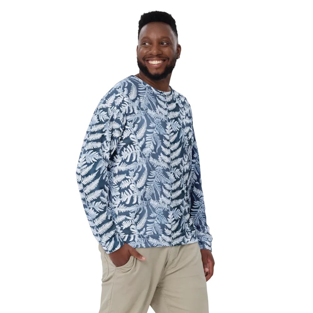Winter Frond on Sweatshirt — Front