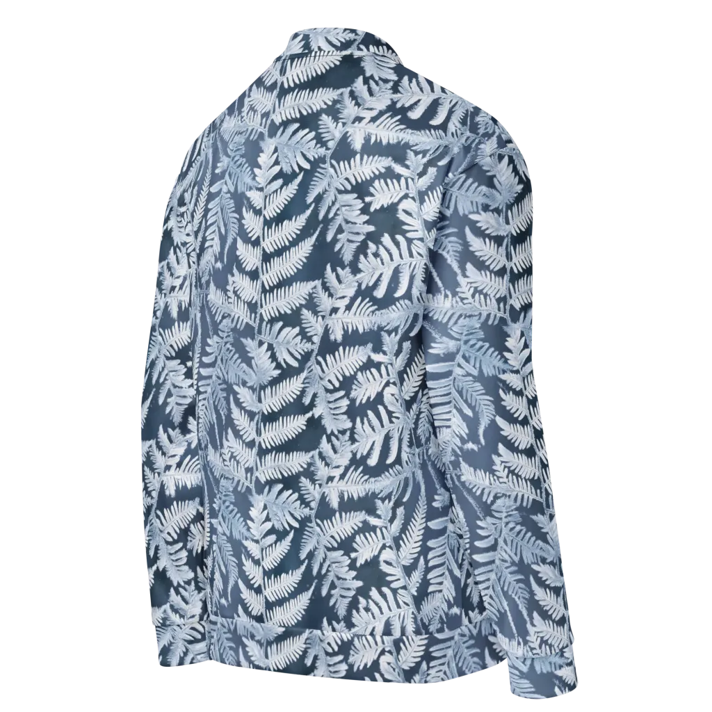 Winter Frond on Bomber Jacket — Right Back