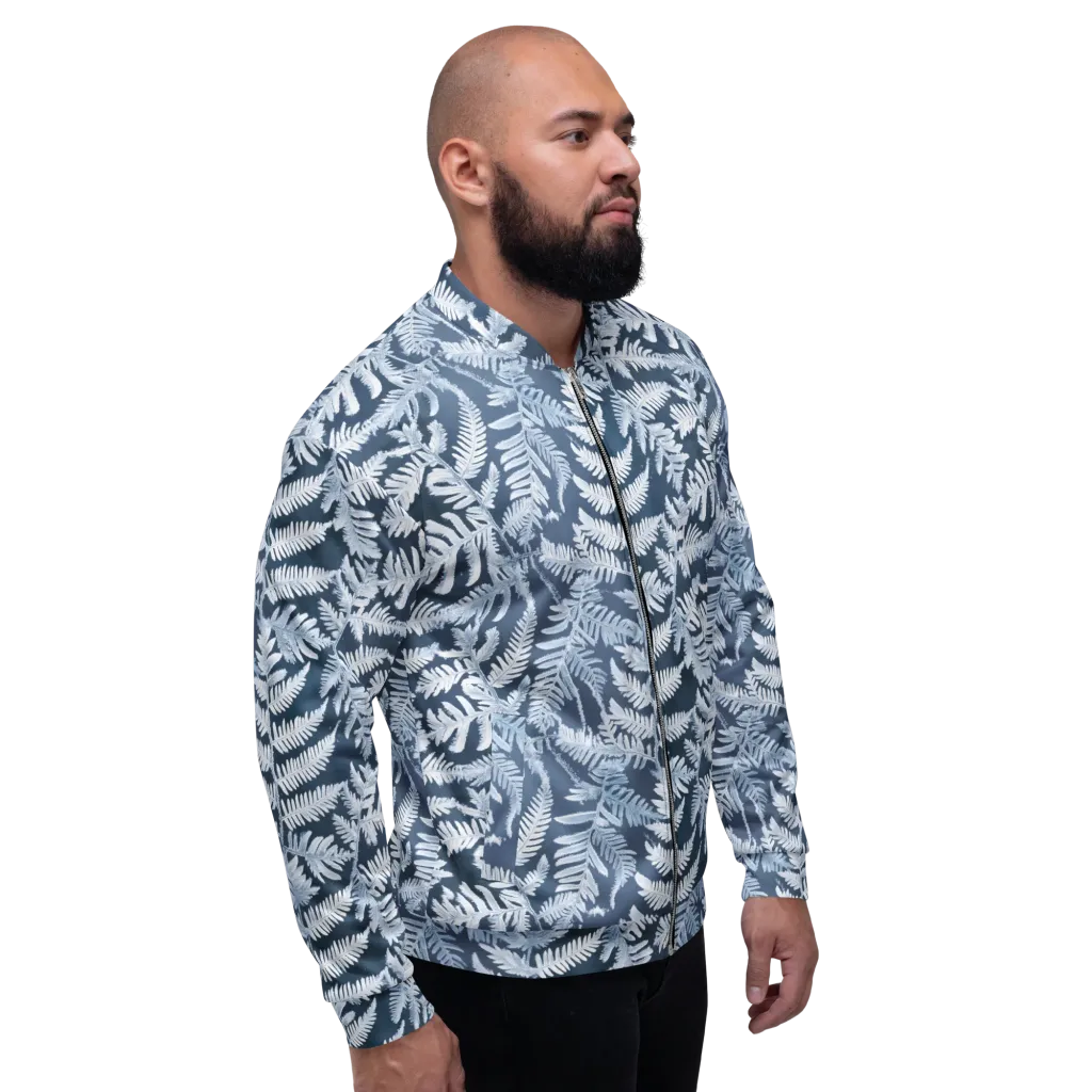 Winter Frond on Bomber Jacket — Right