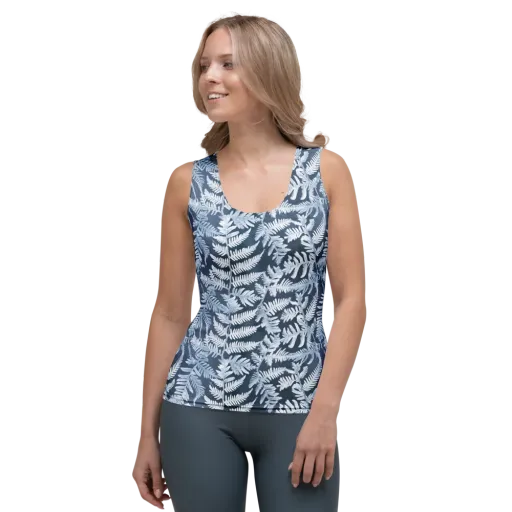 Winter Frond on a Women's Tank Top
