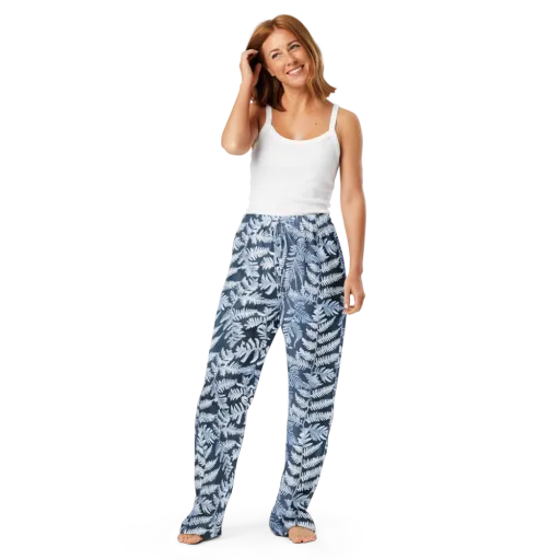 Winter Frond on a Women's Pajama Pants