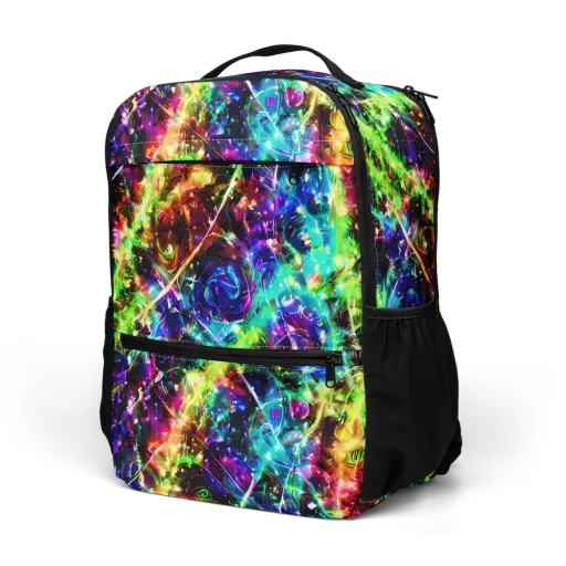 Electric Kaleidoscope on a Utility Backpack