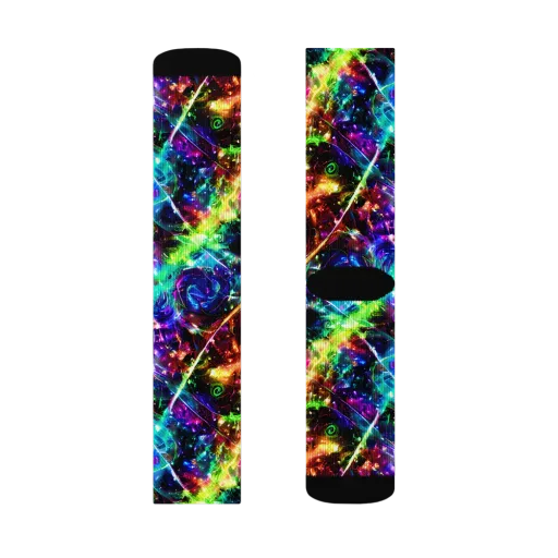 Electric Kaleidoscope on a Socks