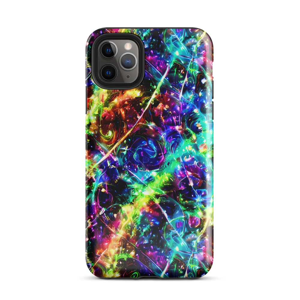 Electric Kaleidoscope on Tough Case for iPhone® — Front