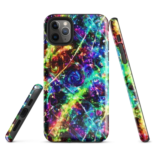 Electric Kaleidoscope on a Tough Case for iPhone®