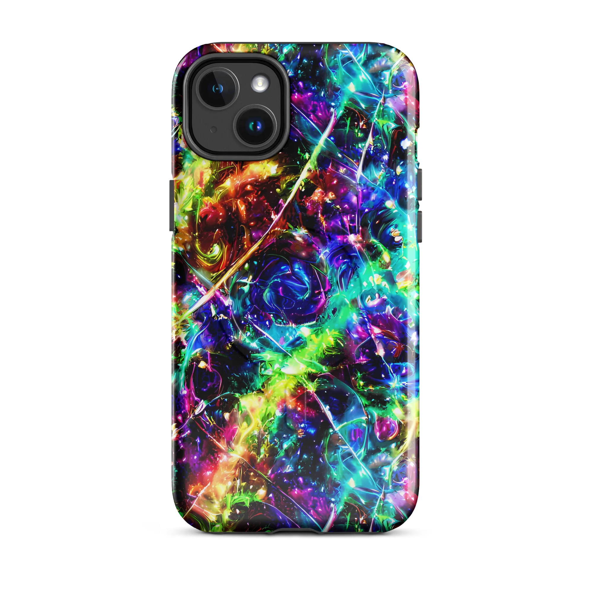 Electric Kaleidoscope on MagSafe Tough Case for iPhone® — Front