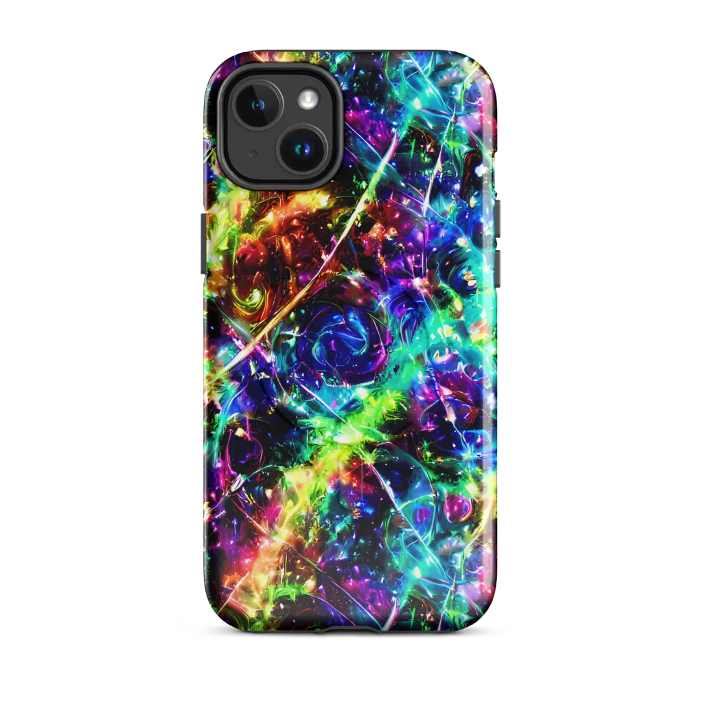 Electric Kaleidoscope on MagSafe Tough Case for iPhone® — Front