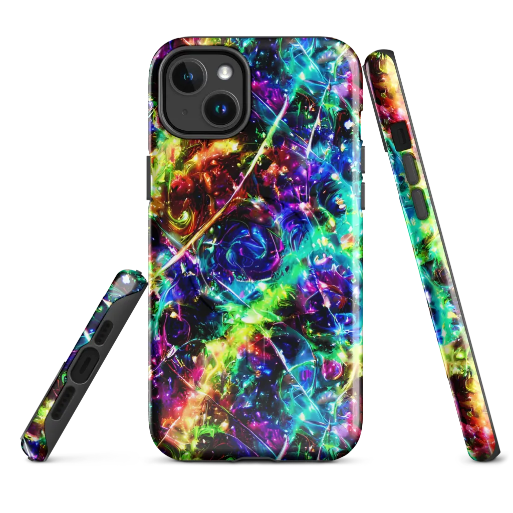 Electric Kaleidoscope on MagSafe Tough Case for iPhone® — Front