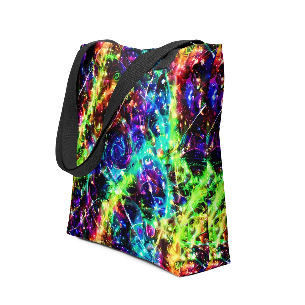 Electric Kaleidoscope on Tote Bag — Front