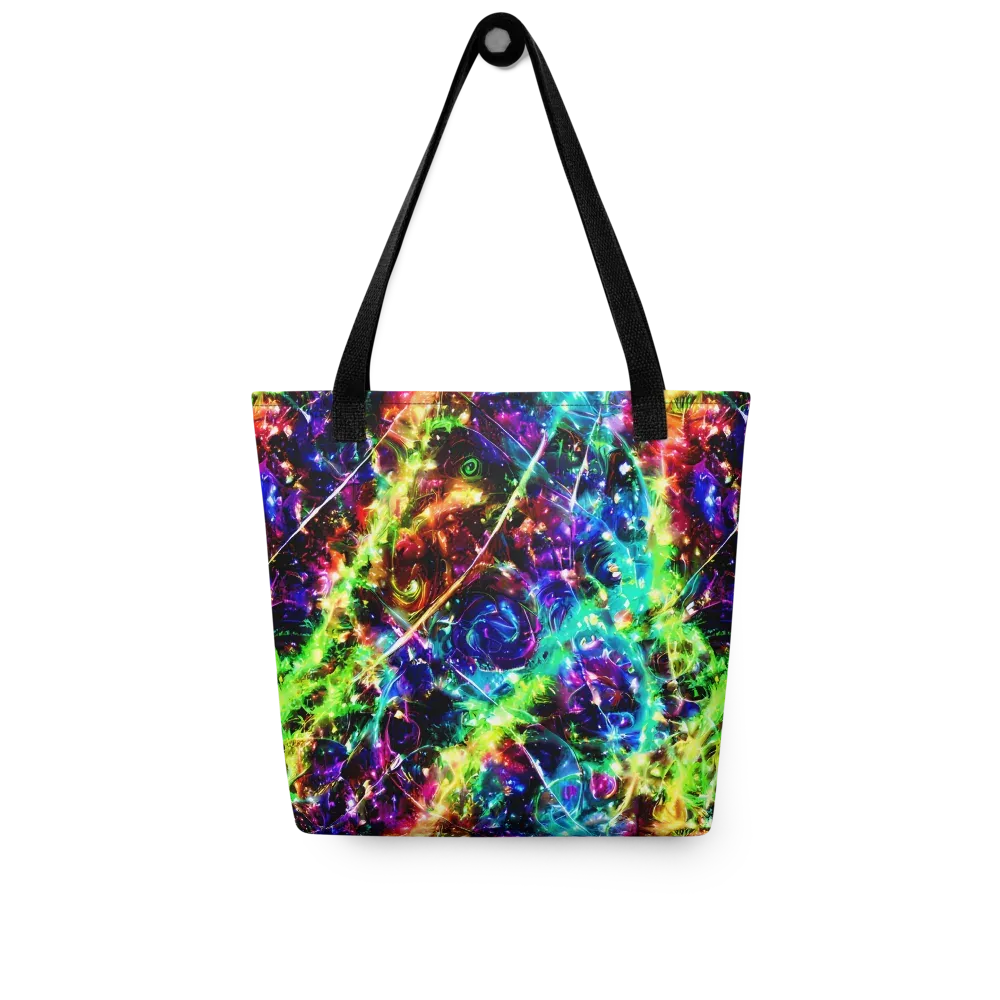 Electric Kaleidoscope on Tote Bag — Front
