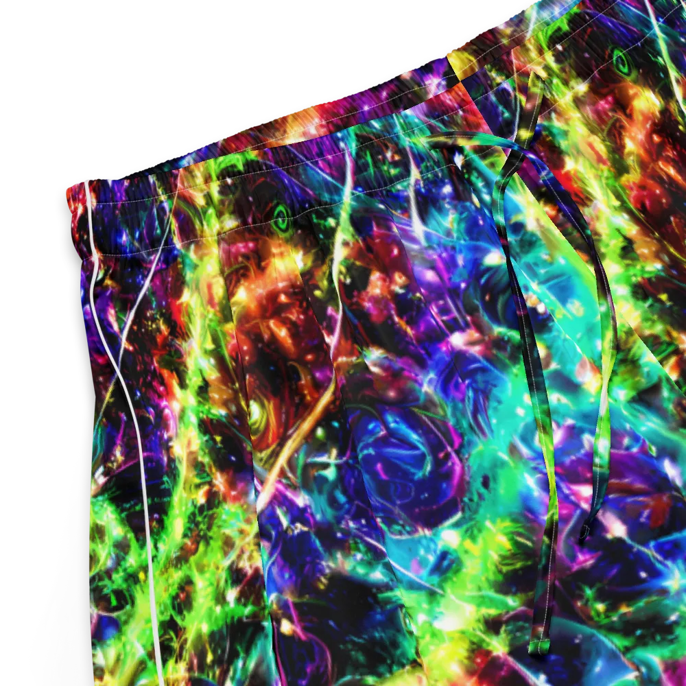 Electric Kaleidoscope on Women's Pajama Shorts — Product details