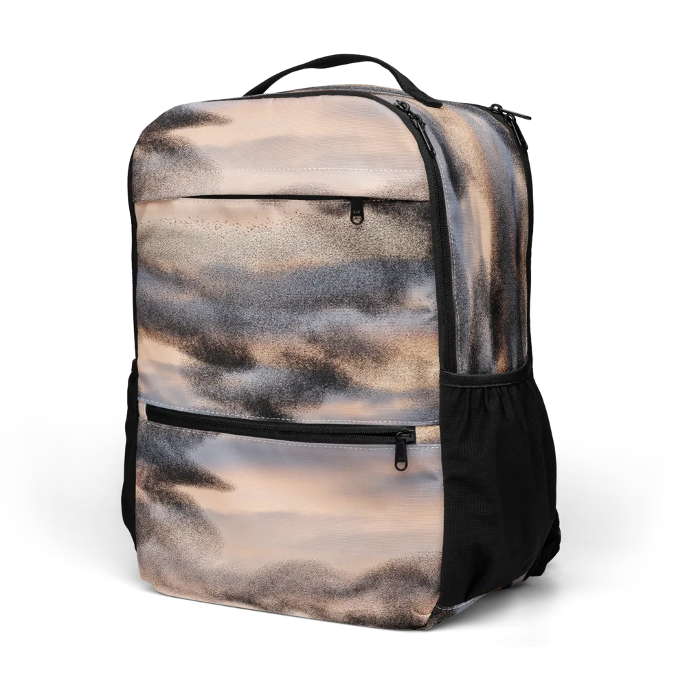 Cloudscape Nocturne on Utility Backpack — Left Front