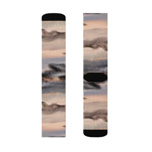 Cloudscape Nocturne on a Socks