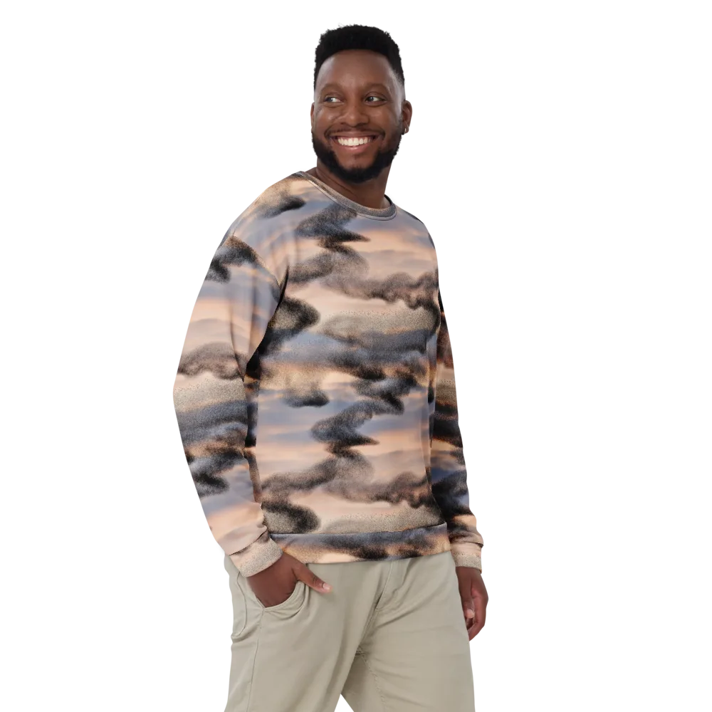 Cloudscape Nocturne on Sweatshirt — Front