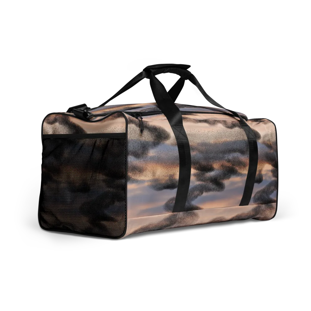 Cloudscape Nocturne on Duffle Bag — Right Front