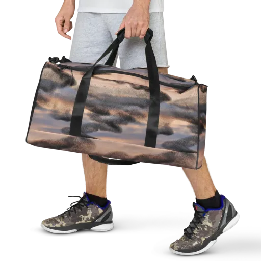 Cloudscape Nocturne on a Duffle Bag