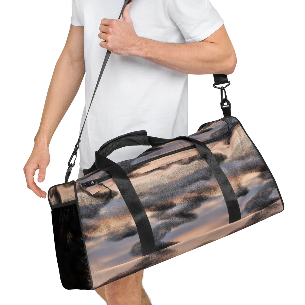Cloudscape Nocturne on Duffle Bag — Right Front