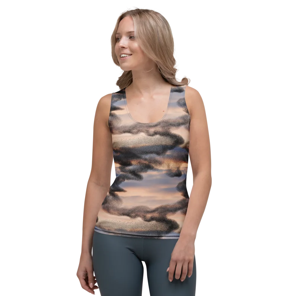 Cloudscape Nocturne on Women's Tank Top — Front