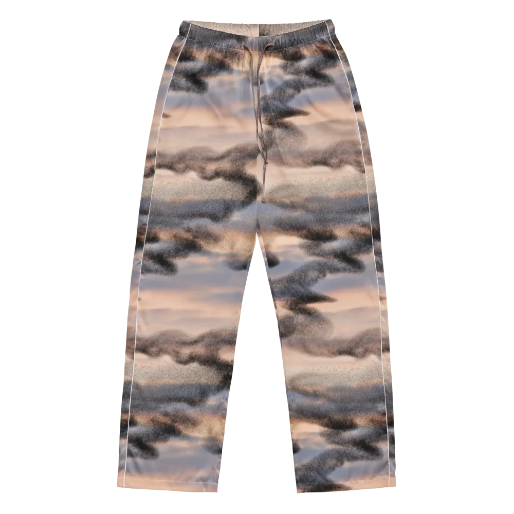 Cloudscape Nocturne on Women's Pajama Pants — Front