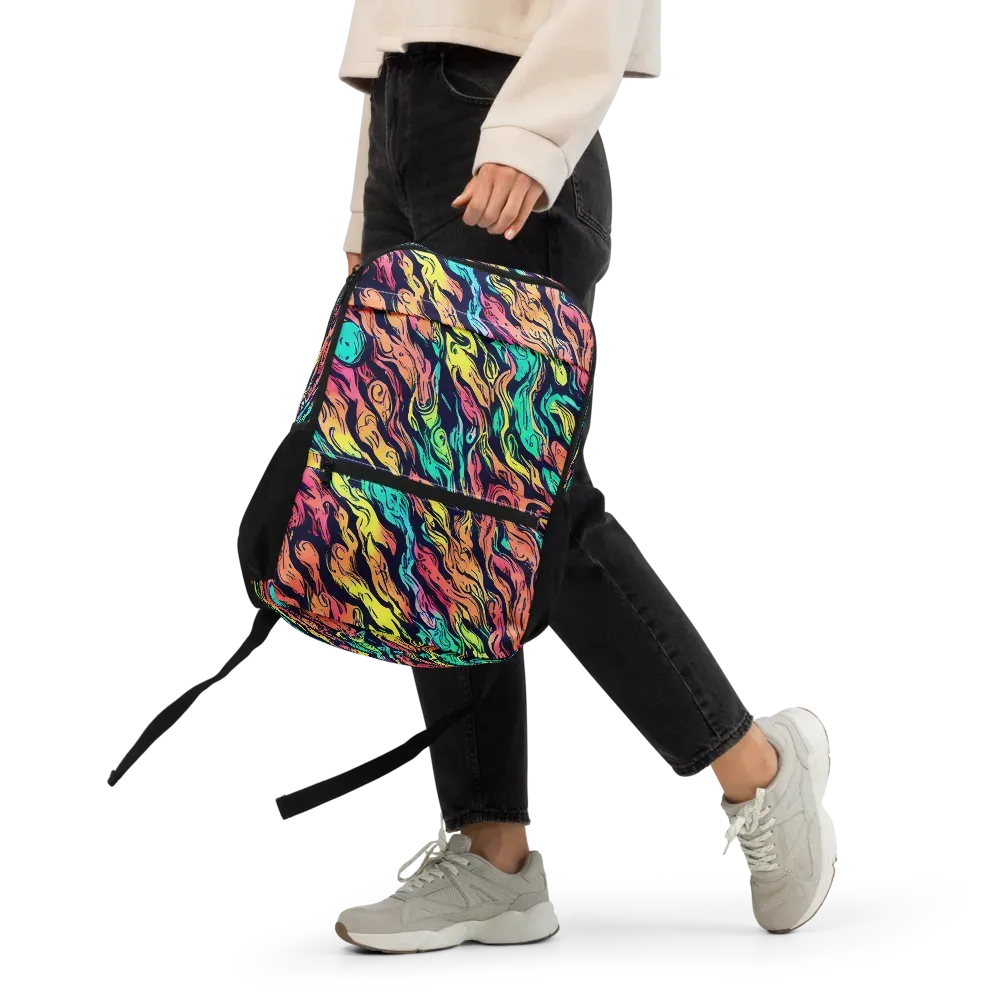 Neon Morphosis on Utility Backpack — Front