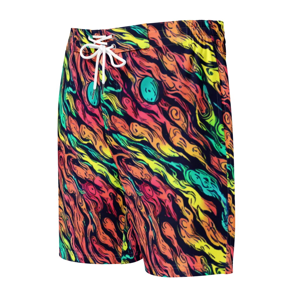 Neon Morphosis on Men's Board Shorts — Front