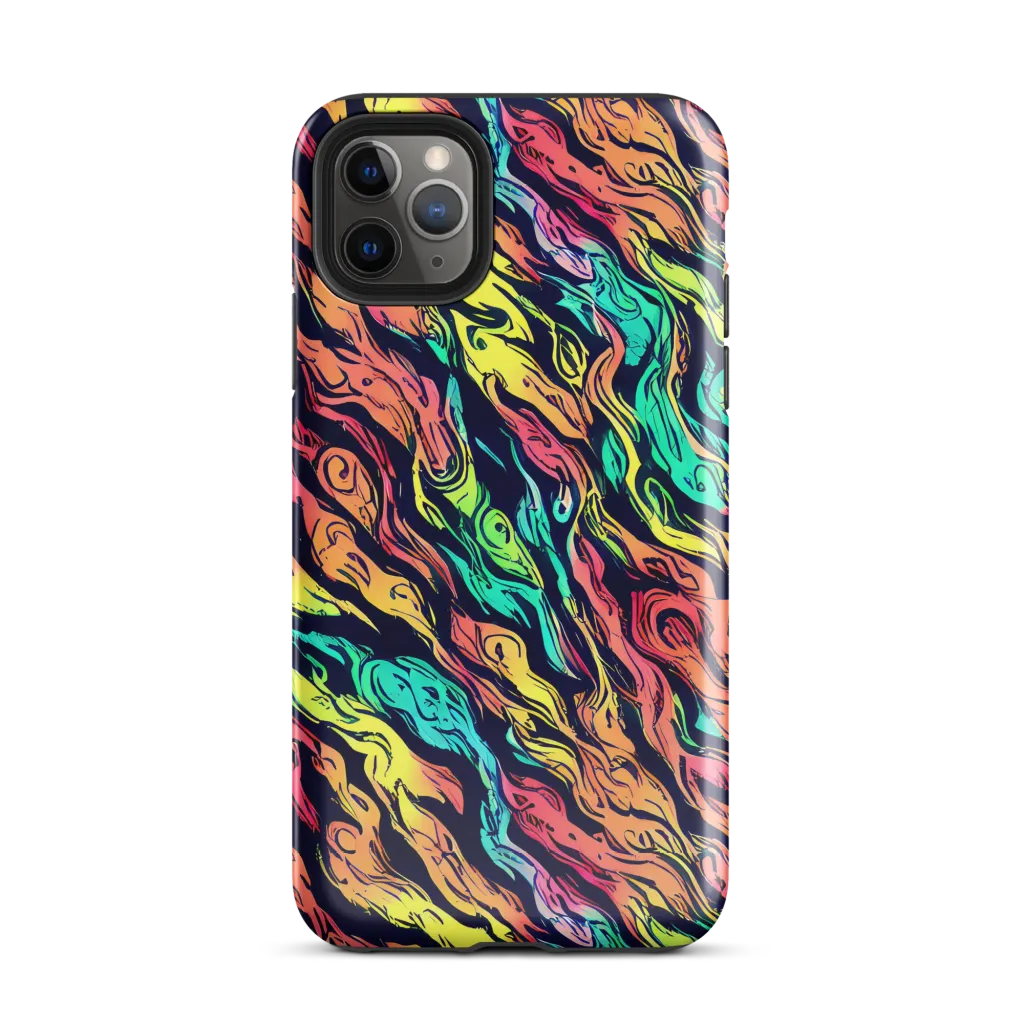 Neon Morphosis on Tough Case for iPhone® — Front
