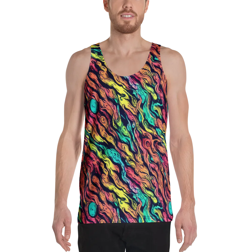 Neon Morphosis on Men's Tank Top — Front