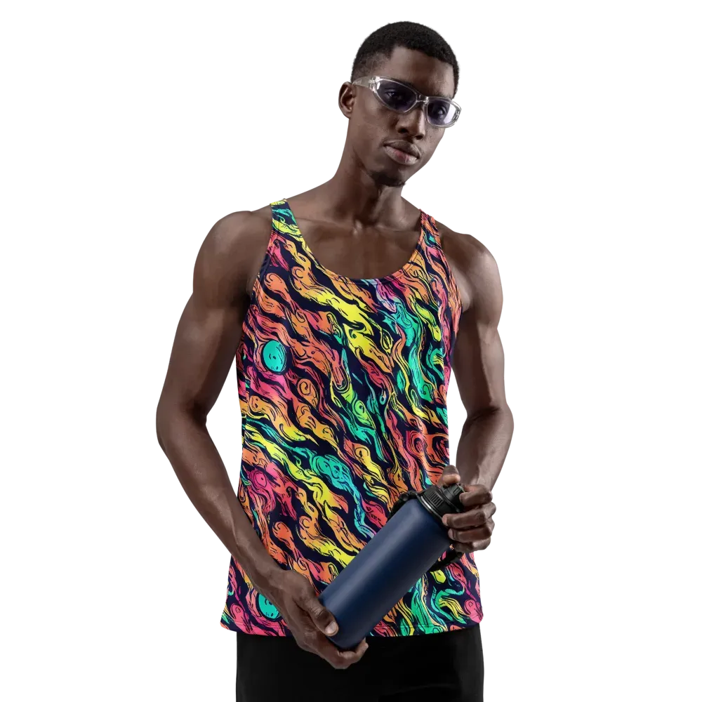 Neon Morphosis on Men's Tank Top — Front