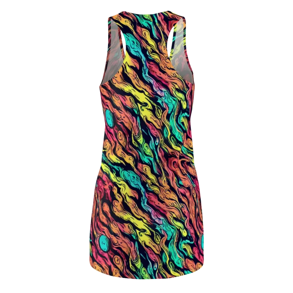 Neon Morphosis on Racerback Dress — Back