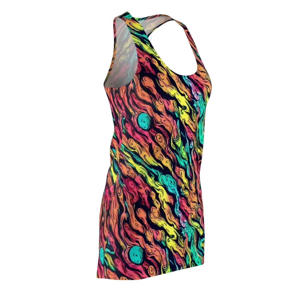 Neon Morphosis on Racerback Dress — Front Side