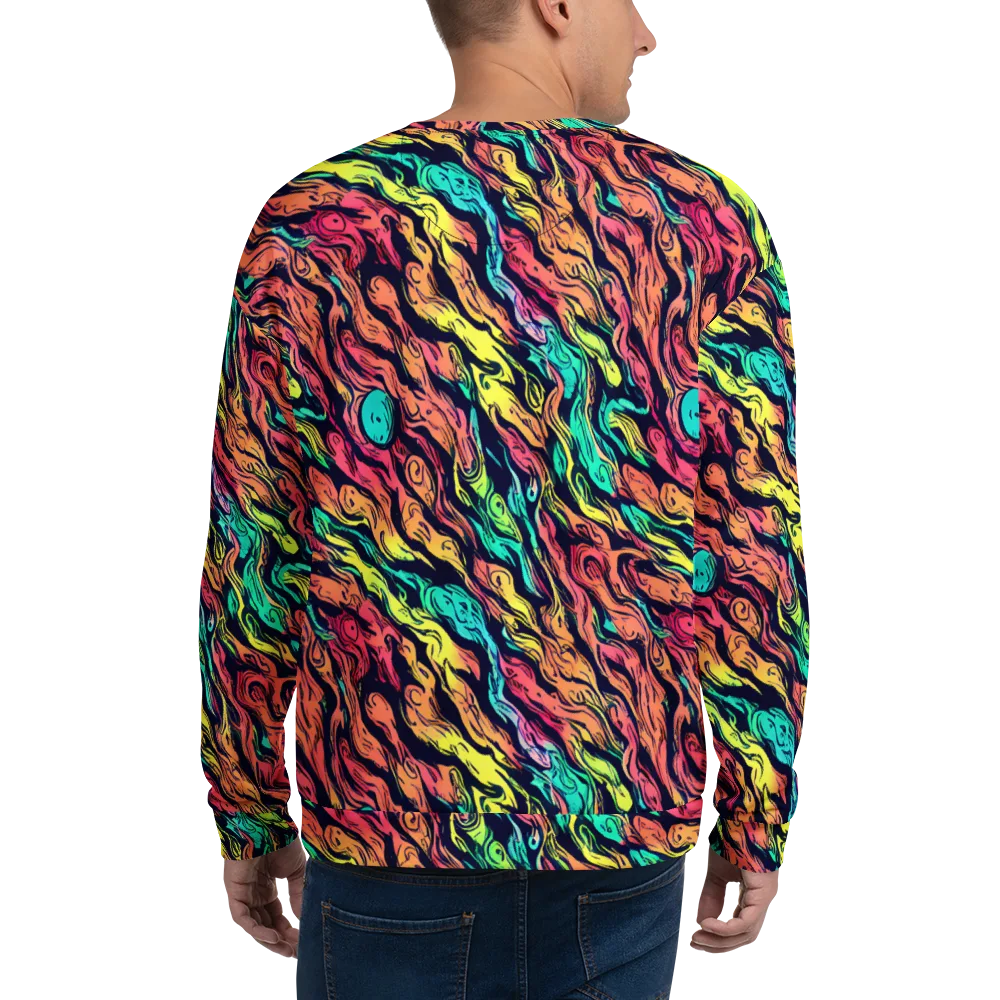Neon Morphosis on Sweatshirt — Back