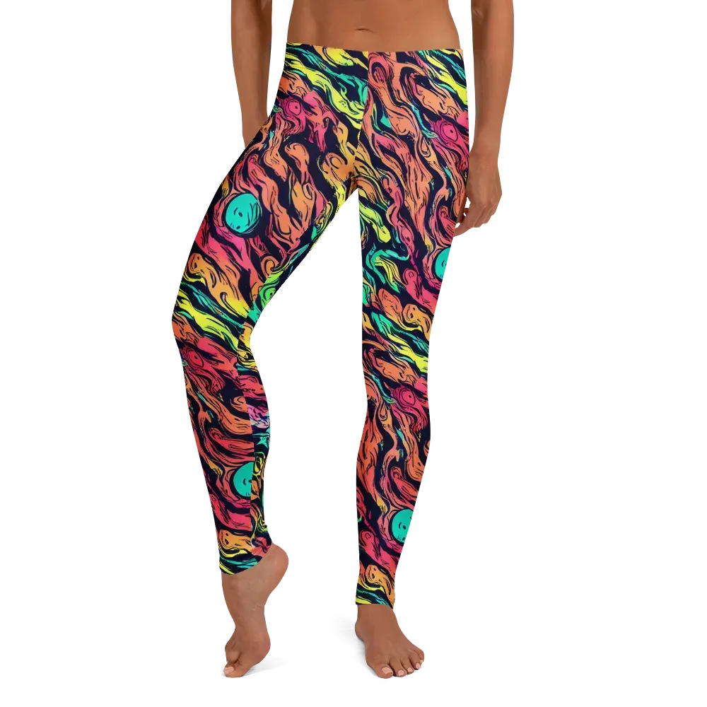 Neon Morphosis on Leggings — Front