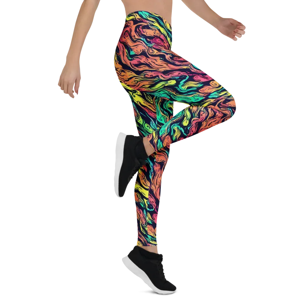 Neon Morphosis on Leggings — Right