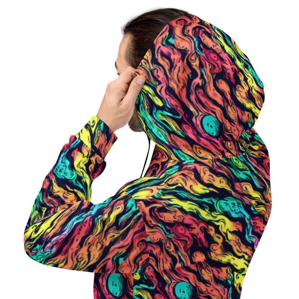 Neon Morphosis on Hoodie — Back