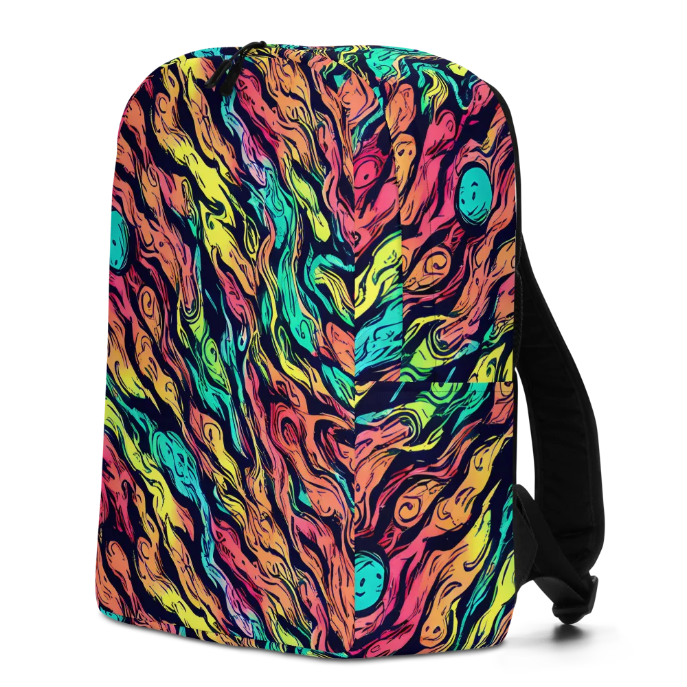 Neon Morphosis on Minimalist Backpack — Left