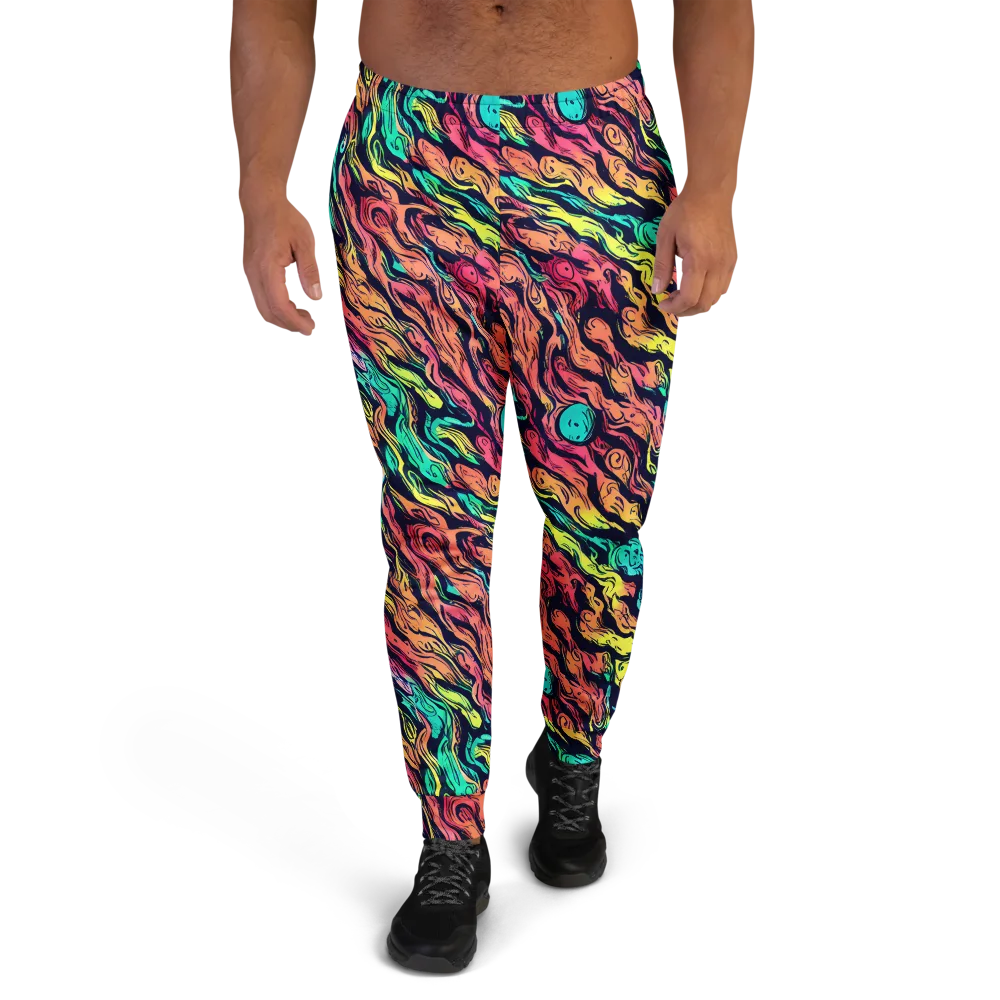Neon Morphosis on Men's Joggers — Front