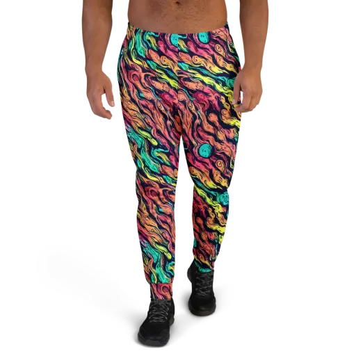 Neon Morphosis on a Men's Joggers