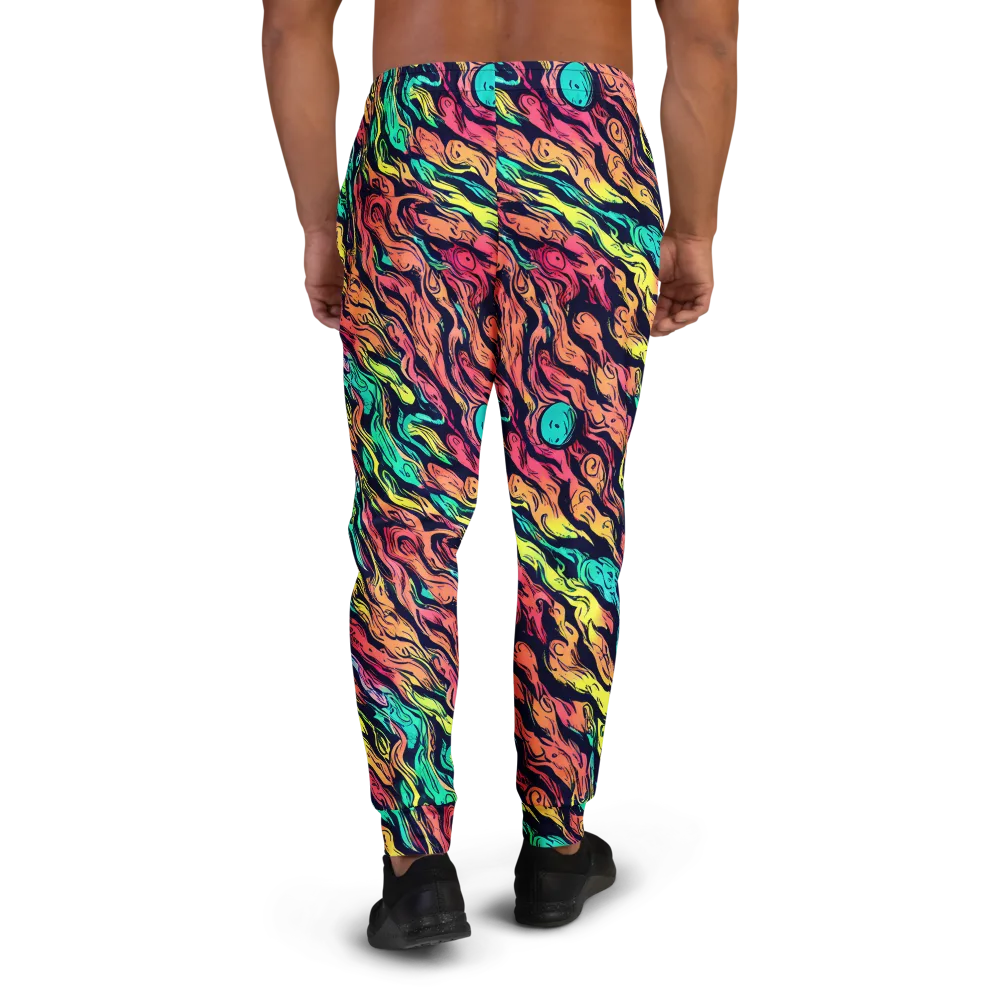 Neon Morphosis on Men's Joggers — Back